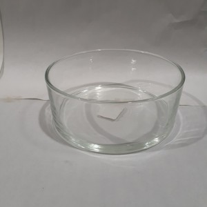 DEC vase bol en verre "abell" 19x7.5cm (#11388)