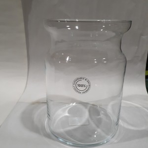 DEC vase en verre "bose11" 18x25cm (#27214)