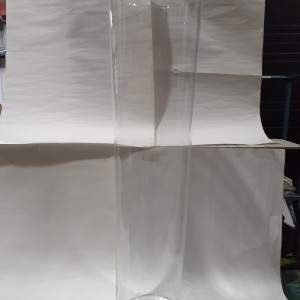 DEC vase cylindrique en verre "jimmy1" 19x70cm (#35543)