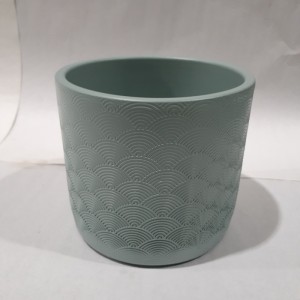 DEC pot a plante napoli "vert surf" 14x12.3cm (#36805)