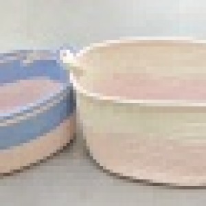 ADM panier rose 33*22*17cm