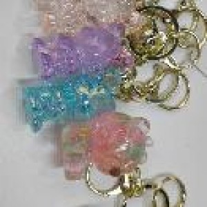 Porte-clés couleurs assortis