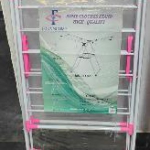 ADM 150*60*98cm séchoir à linge pliable,blanc+blue