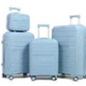 VOY grosse valise bleu clair 28 po