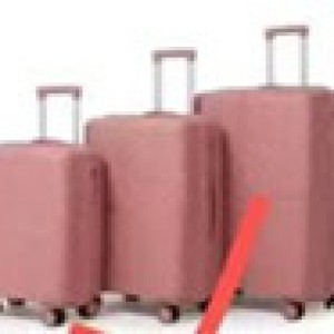 VOY grosse valise rose fonce 28 po