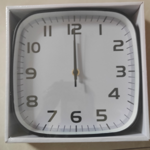 HOR 22cm horloge,noir