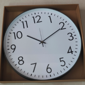 HOR horloge 50 cm, marron foncé