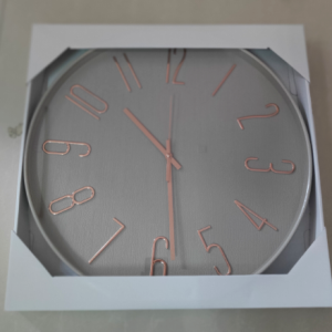 HOR 50cm horloge,beige
