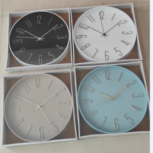 HOR 30cm horloge couleurs assortis