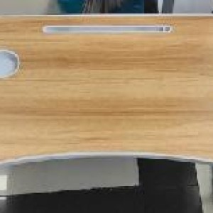 ADM table de lit pliante noir 60x40x26cm
