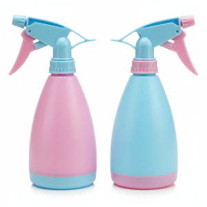 SDB bouteille pulvérisateur rose et bleu 480ml