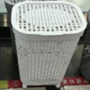 PLA panier à linge en plastique 43.5x35x62.5 asst 3 couleur