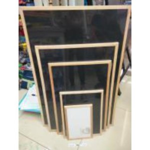 PAP tableau blanc bordure en bois 50x70cm