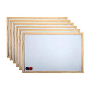 PAP tableau blanc en bois 25x48cm