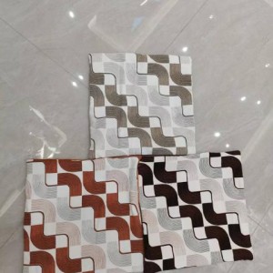 ADM coussin brun café et beige chaleureux 45*45cm