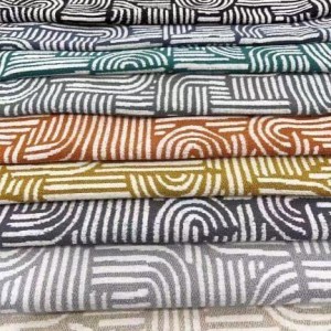 ADM coussin noir, beige et gris à motifs graphiques  45*45cm