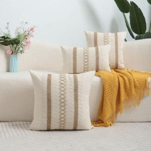 ADM coussin beige simple et classique 45*45cm