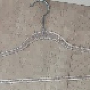 ADM 5pcs cintres plastique, transparent