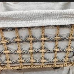 ADM 35*35*102cm panier 3 couche,beige/gris