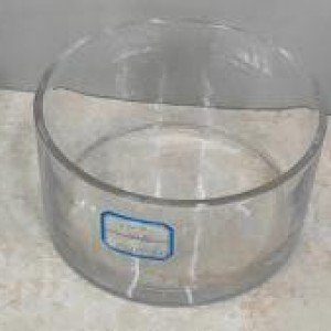 ADM petit vase cylindrique bas et large15×8 cm