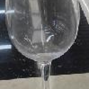 ADM Vase en verre type coupe à pied (ressemble à un verre à 