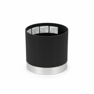 JAR 28.5*26cm noir/argent pot de fleurs