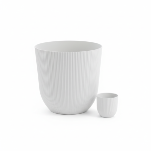 JAR 25.3*23.3cm pot de fleurs gris