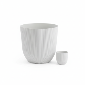JAR 30.5*28.2cm pot de fleurs gris