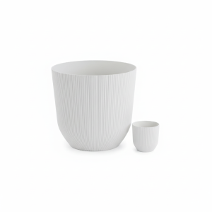 JAR 37*34.3cm pot de fleurs gris