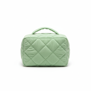 ACC sac a maquillage carre vert rose bleu asst