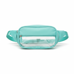 ACC sac a maquillage bleu et transparent