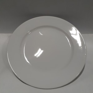VAI assiette ronde blanche