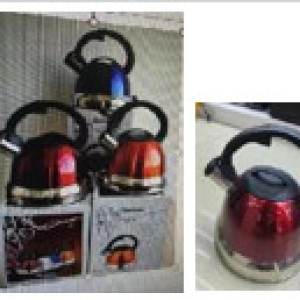 CUI bouilloire en acier couleur assorties 2.5l