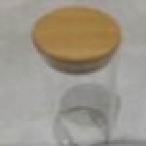 VAI petit pot en verre avec couvercle en bois
