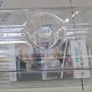CUI plat en plastique avec couvercle
