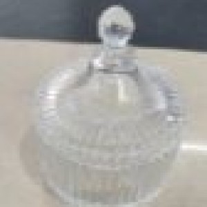 VAI petite bonbonnière en verre