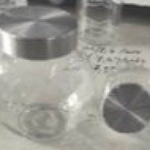 VAI jar en verre avec couvercle 380ml