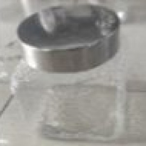 VAI pot carré en verre avec couvercle 1300ml