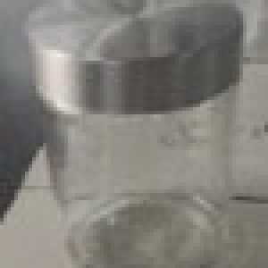 VAI pot rond en verre avec couvercle 700ml