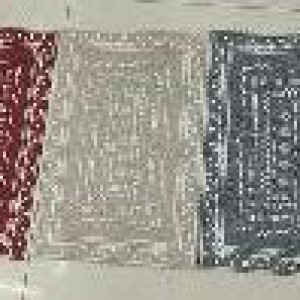 CUI naperon 30*45cm beige et noir