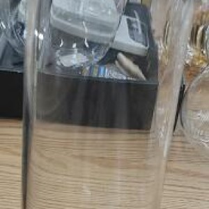 VAI bouteille en verre avec couvert 750ml
