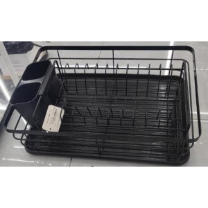 VAI porte-assiettes en métal noir