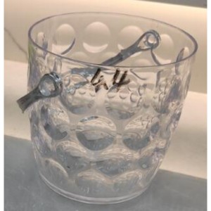 PLA seau à glace en plastique 12.5*12cm