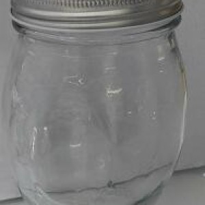 VAI pot en verre avec couvercle 500ml