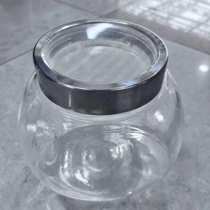 VAI bocal en verre couvercle miroir 380ml