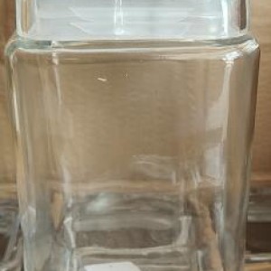 VAI pot carrée en verre 1800ml