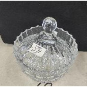VAI bonbonnière en verre 14*9cm