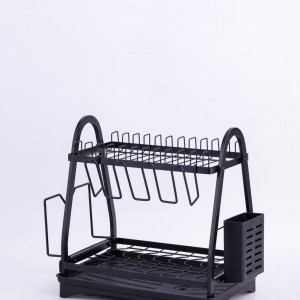 CUI étagère à vaisselle noir 44*24.5*36.5cm 1500g