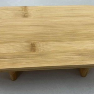 CUI planche a découper ovale avec pieds 49.5*19.5*7cm