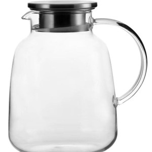 VAI cruche d'eau en verre 2150ml 9.5*20cm
